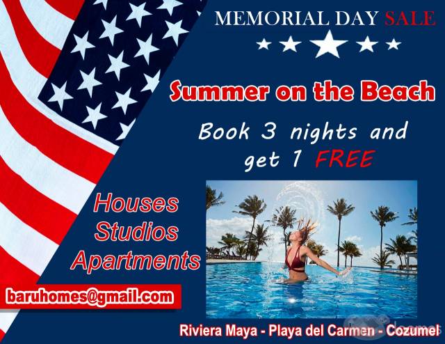 Vacational Rentals of Studios & Apartments in Riviera Maya