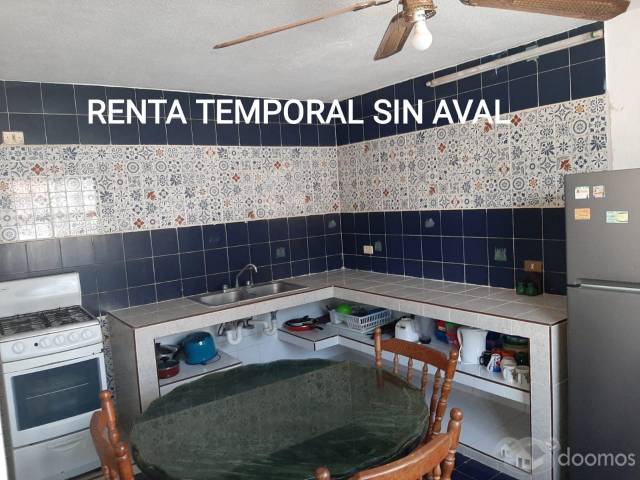 Rentas temporales sin aval Casa amueblada en Zona Norte