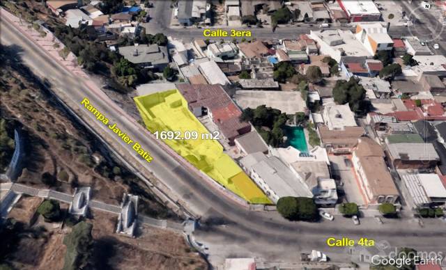 Venta de Terreno en Calle Cuarta, Altamira, Tijuana, 1692m2.