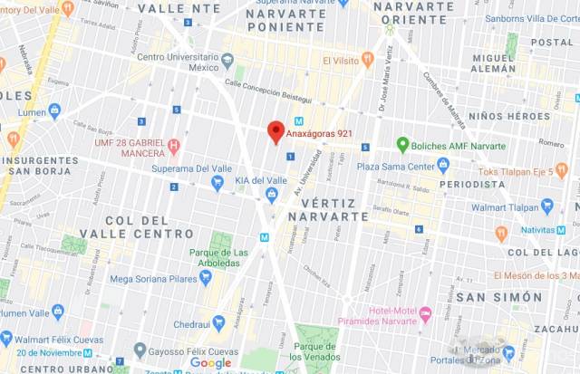 Terreno en Venta en Narvarte CDMX