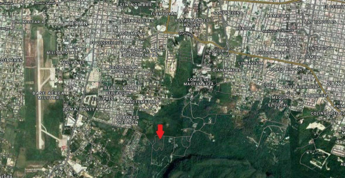 DOS HECTÁREAS DE TERRENO EN VENTA AL SUR PONIENTE DE TUXTLA GUTIERREZ