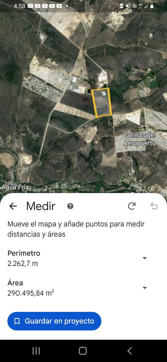 Terreno en venta 28.4  hectáreas  Agua fría Zuazua  Apodaca  Nuevo León.