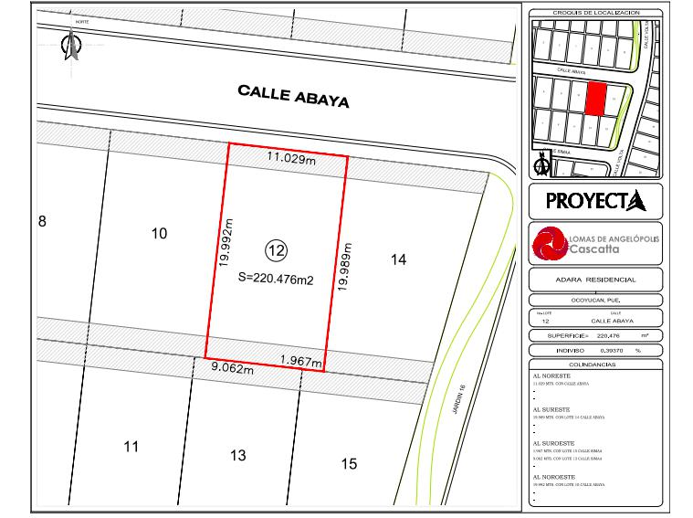 LOTE EN ADARA RESIDENCIAL