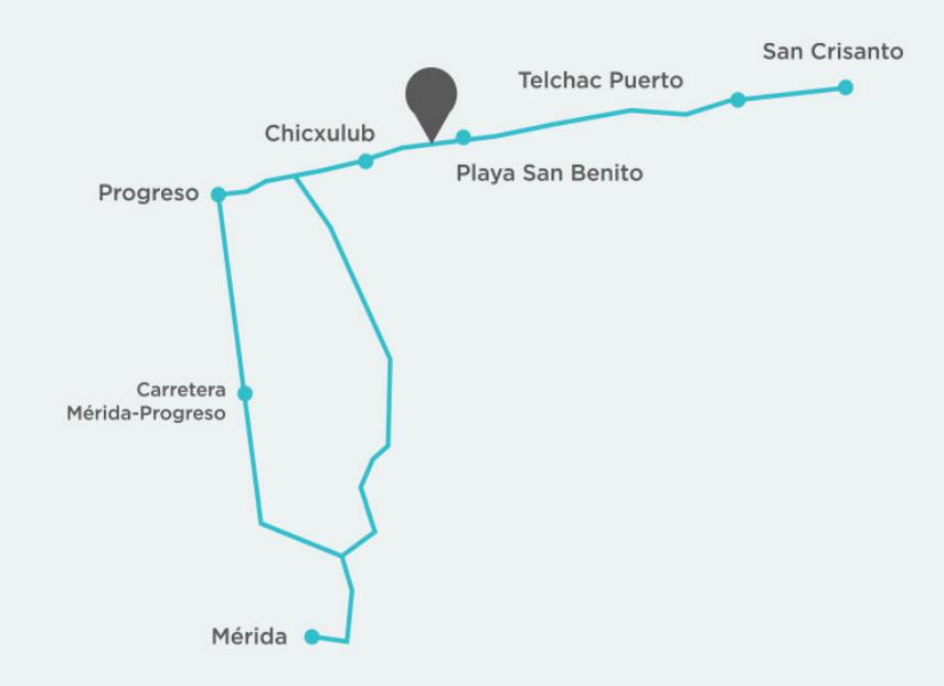 LOTES EN VENTA EN EL KM 12 CHICXULUB