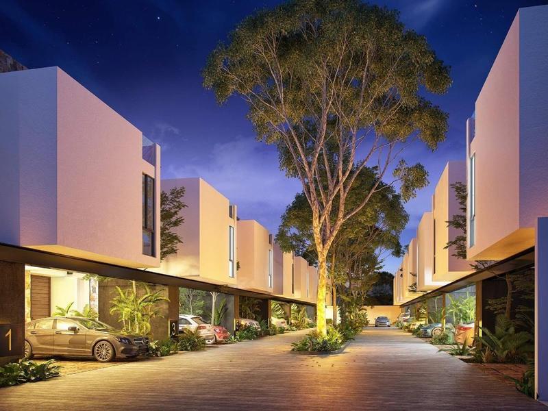 Modernos TownHouses En Anona Temozon Nte