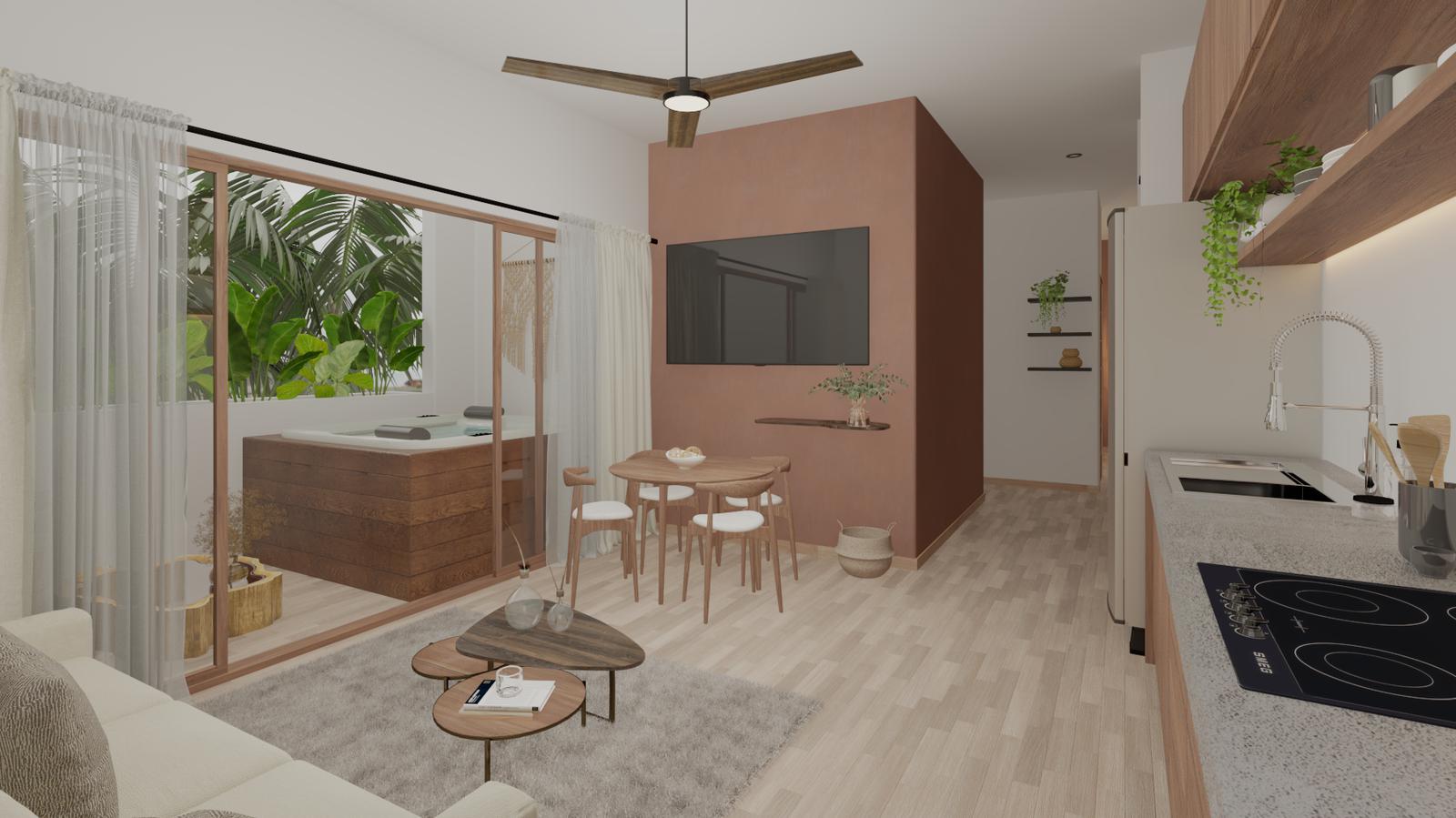 Estudio en venta - Terraza Garden - Aldea Zama