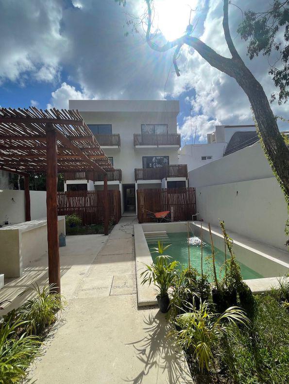 DEPARTAMENTO EN VENTA DE 1 HABITACION EN TULUM LA VELETA LB 128