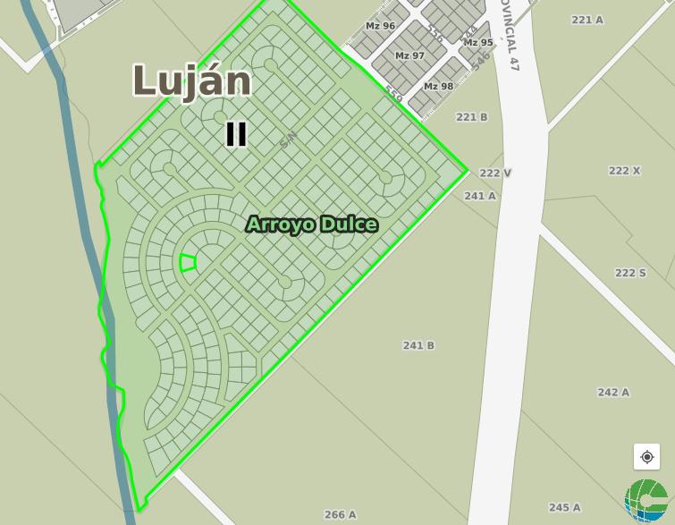 Venta Lote Terreno en  Arroyo Dulce - Lujan