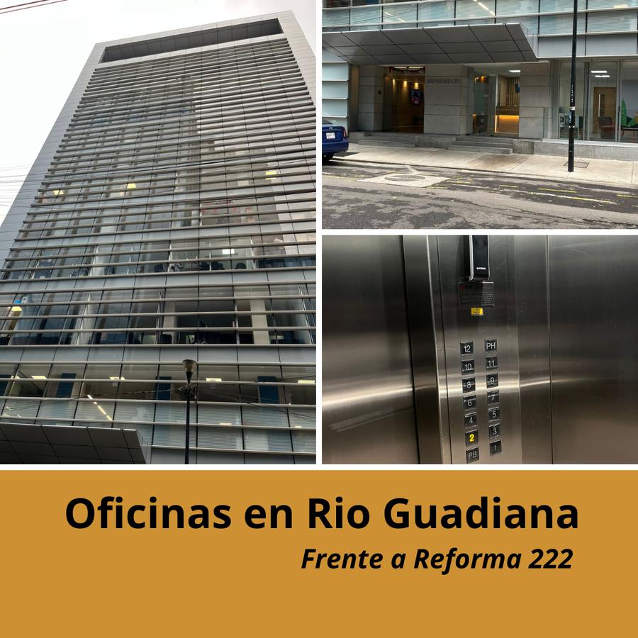 Oficina en  Rio Guadiana, frente a Reforma 222