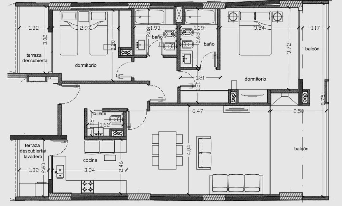 Departamento - Barrio Norte