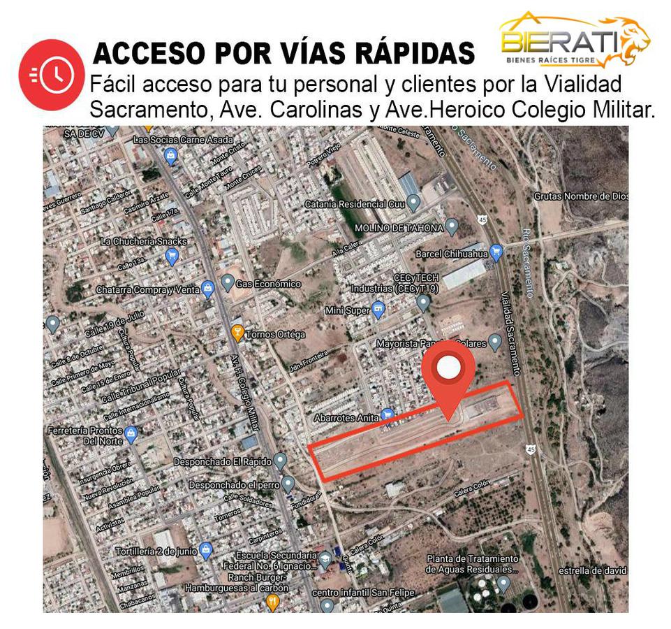 Chihuahua, Centro logístico de negocios sacramento - preventa de bodegas