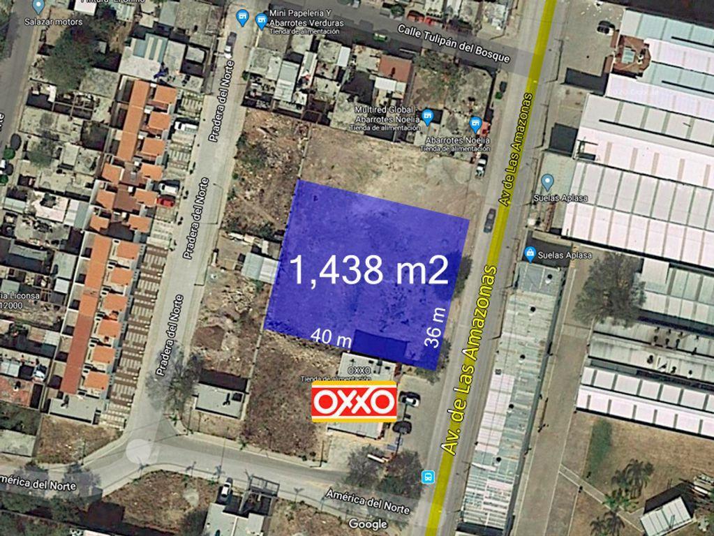 Terreno en Renta Av. de las Amazonas, 1,438 m2