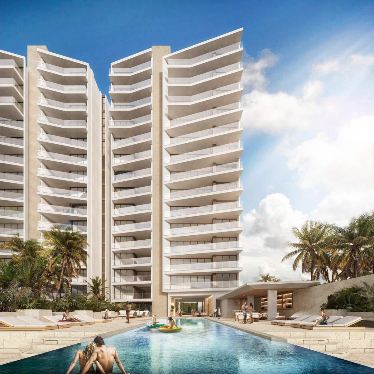 Antilia  Waterfront Apartment presale Cozumel, 3 bedroom