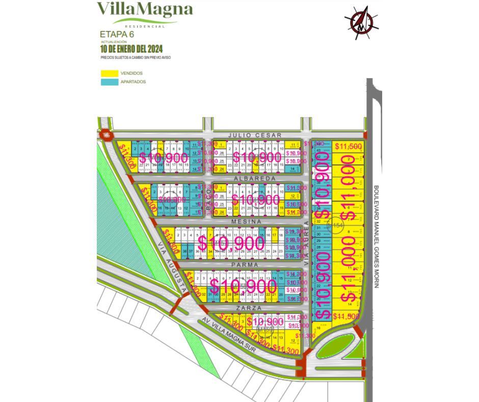 Terrenos en preventa en VILLAMAGNA