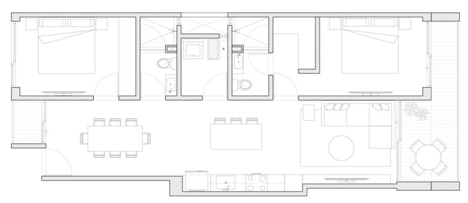 PREVENTA DEPARTAMENTO 97m2 EN CONDESA