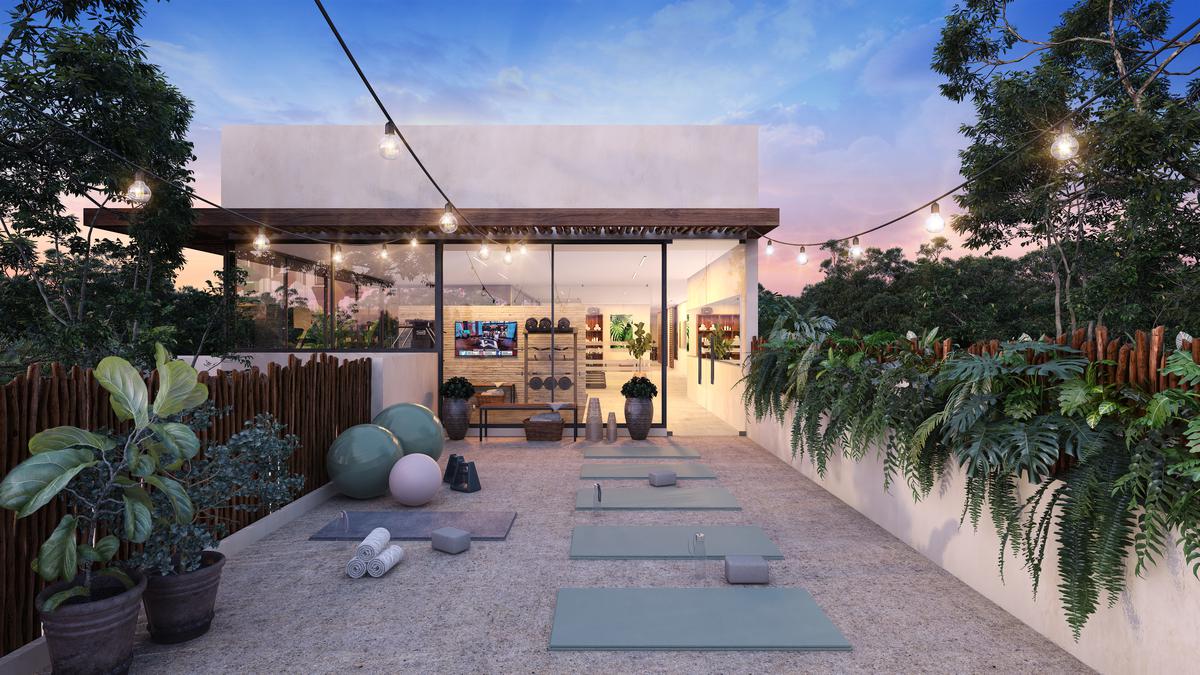 MARAVILLOSO DEPARTAMENTO  CON TERRAZA PRIVADA  EN EL CORAZON DE TULUM  2REC