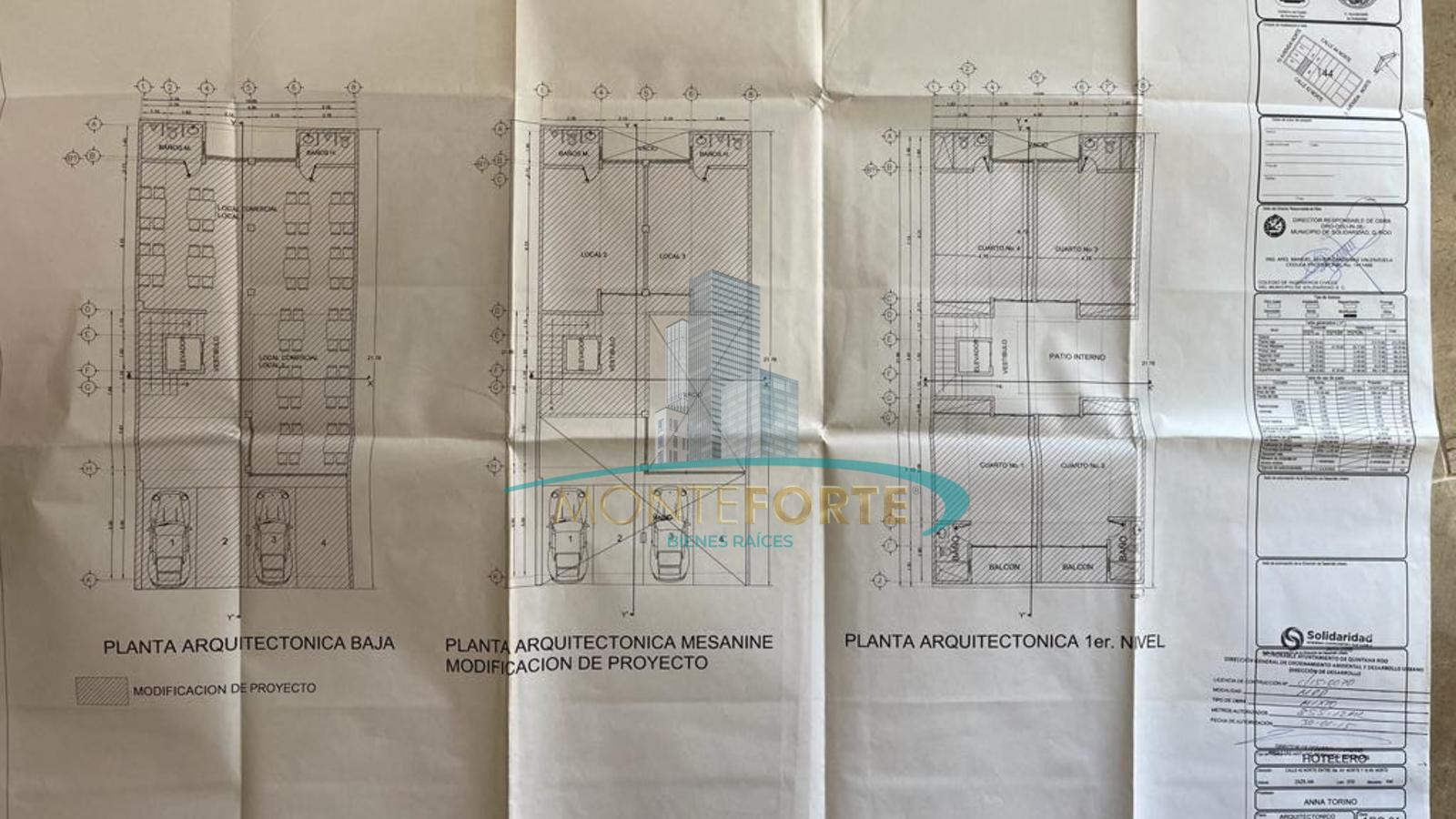 EDIFICIO EN VENTA EN PLAYA DEL CARMEN CERCA DE PLAYA MAMITAS