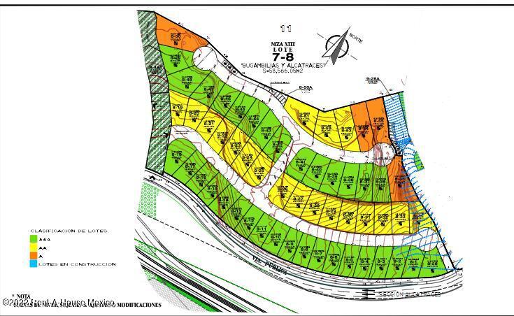 Terreno en Venta en Huixquilucan Bosque Real ZG 22-4