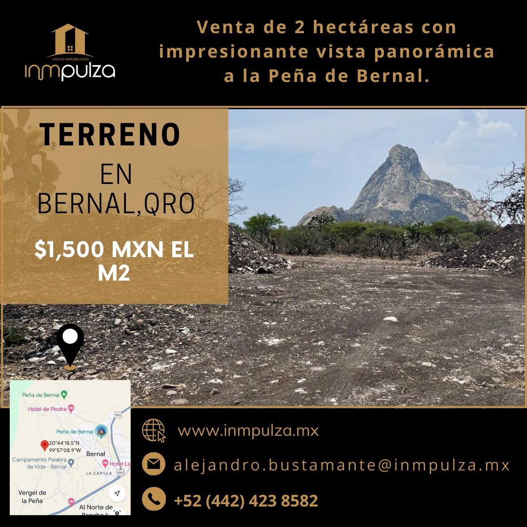 Terreno para proyecto Residencial o TurÍstico en Bernal Queretaro