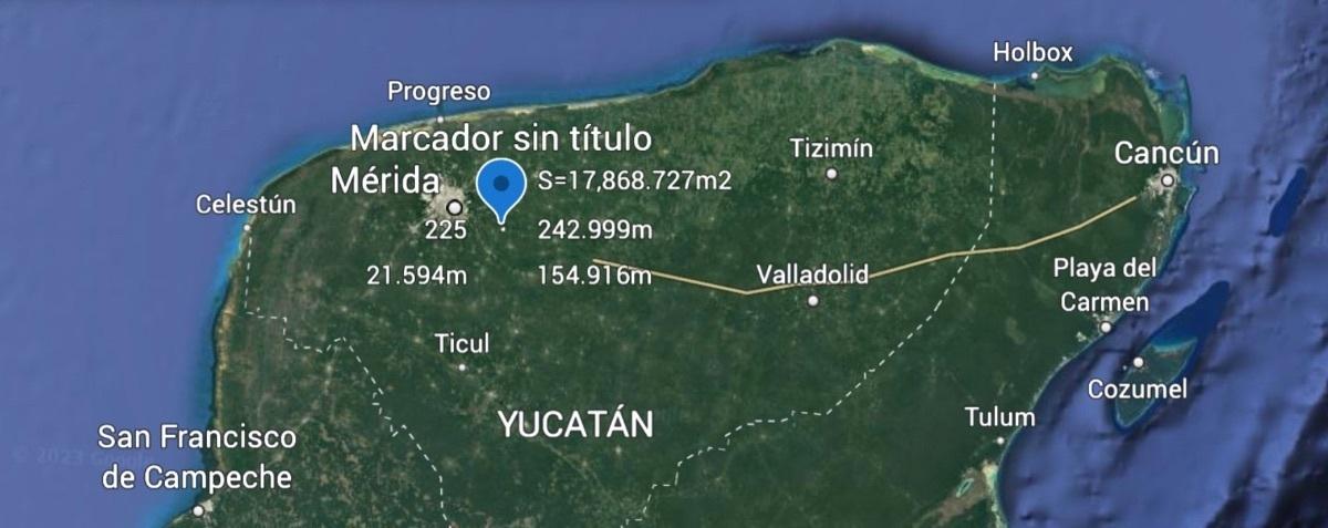 Terreno sobre Carretera Merida - Cancún con retornos