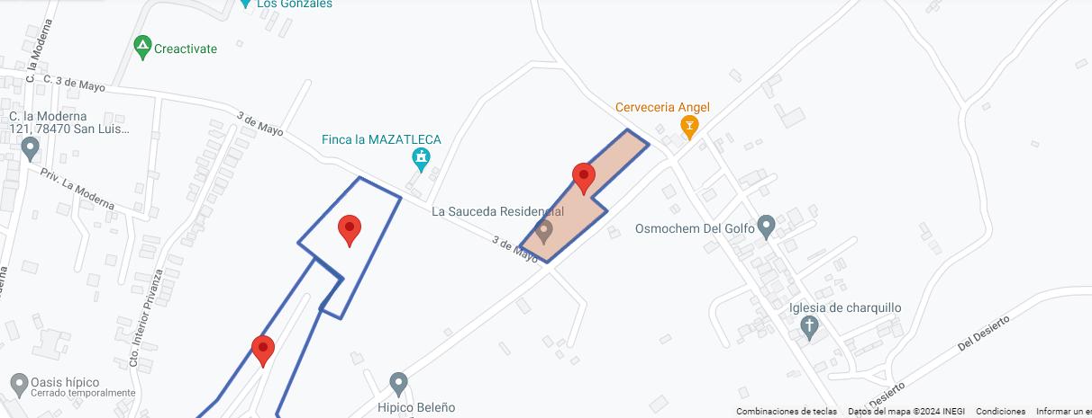 LOTES EN VENTA EN LA SAUCEDA RESIDENCIAL