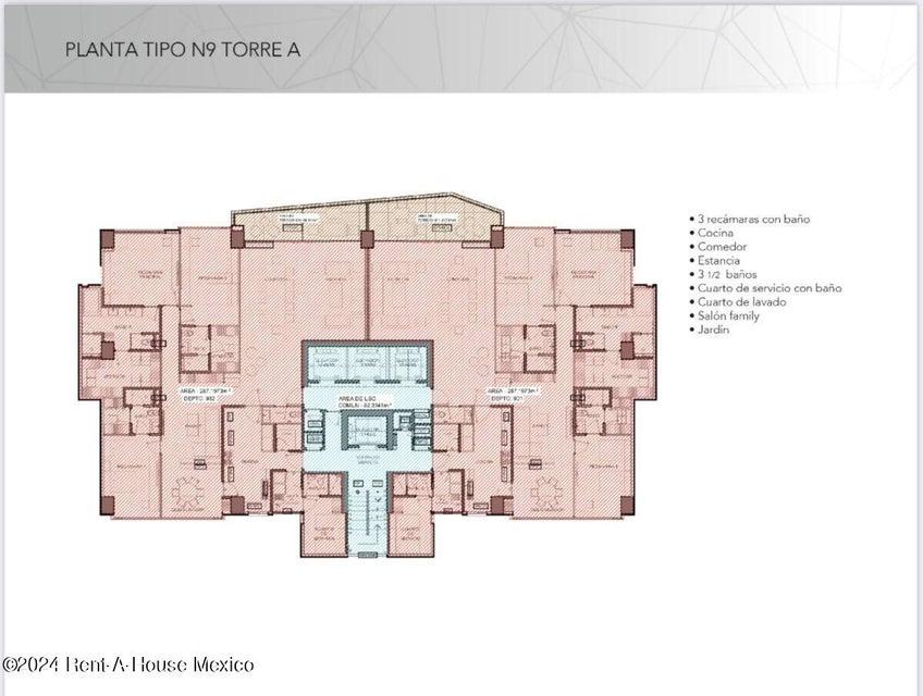 Departamento en Venta en Huixquilucan, Lomas Country Club GIS 25-663