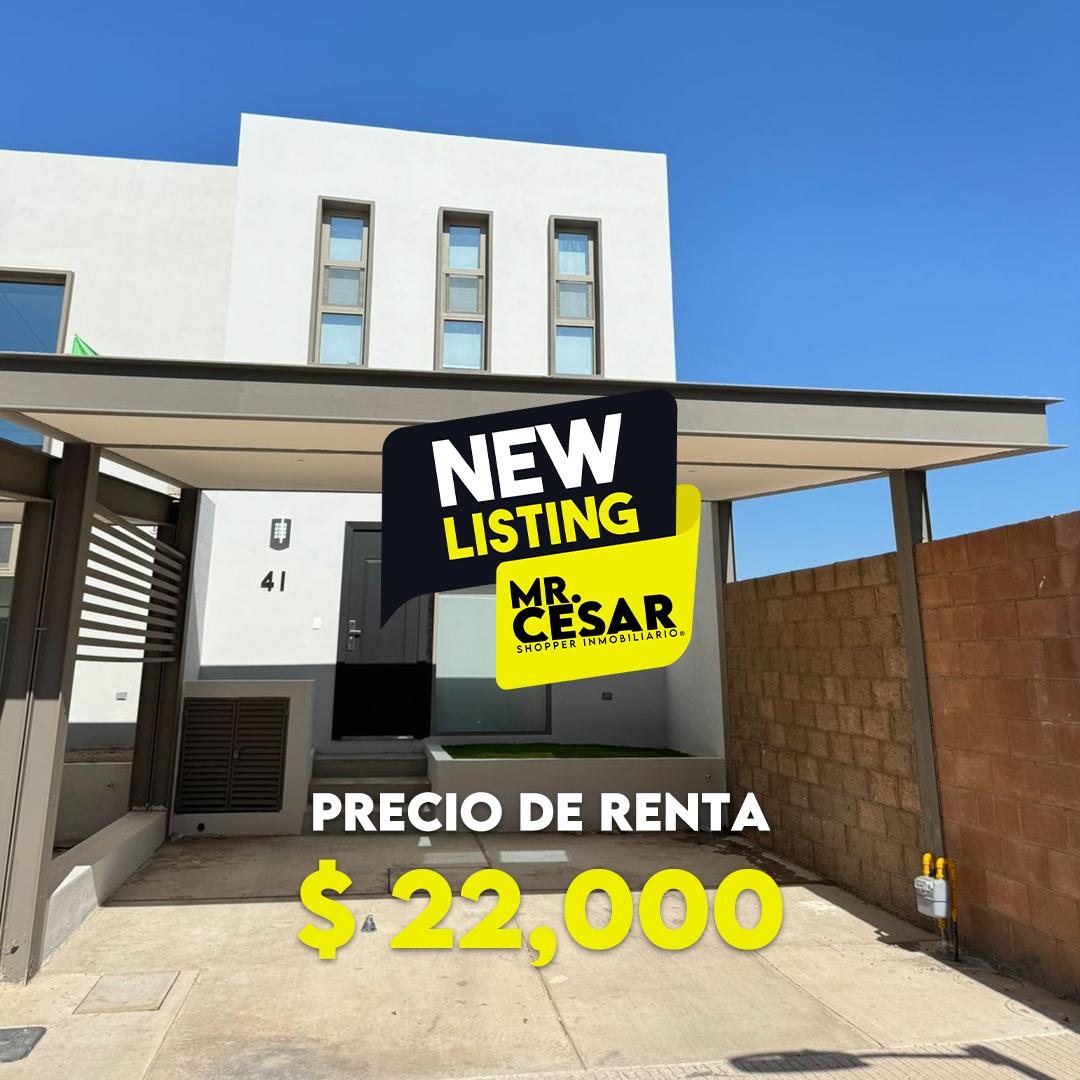 Casa en renta tipo TownHouse Basalto Residencial