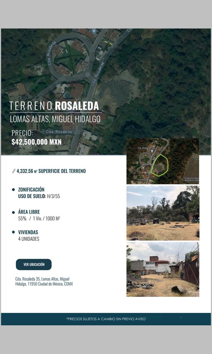 TERRENO EN VENTA EN MIGUEL HIDALGO