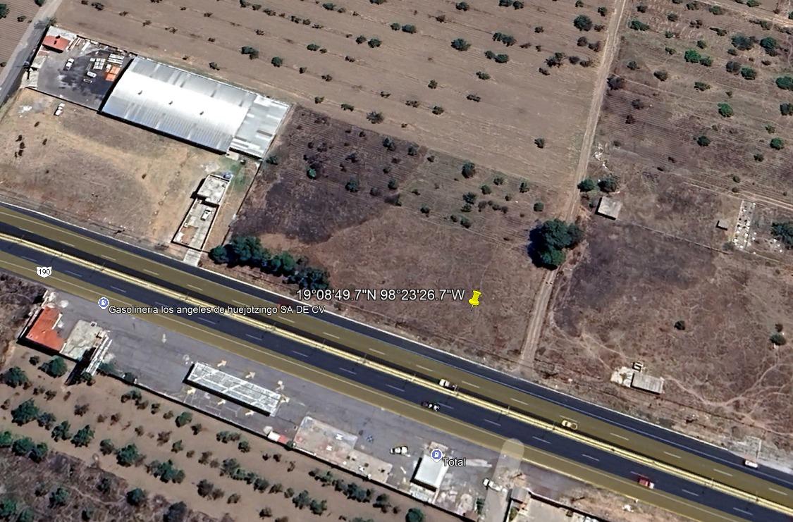 Terreno en venta Carretera Federal México - Puebla, Huejotzingo, Puebla.