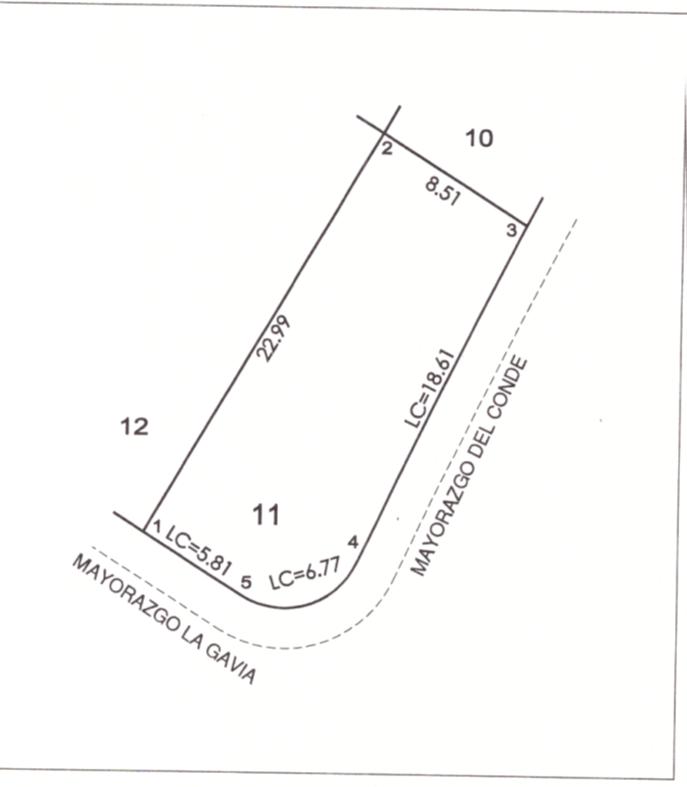 Terreno en venta Mayorazgo La Gavia, en esquina