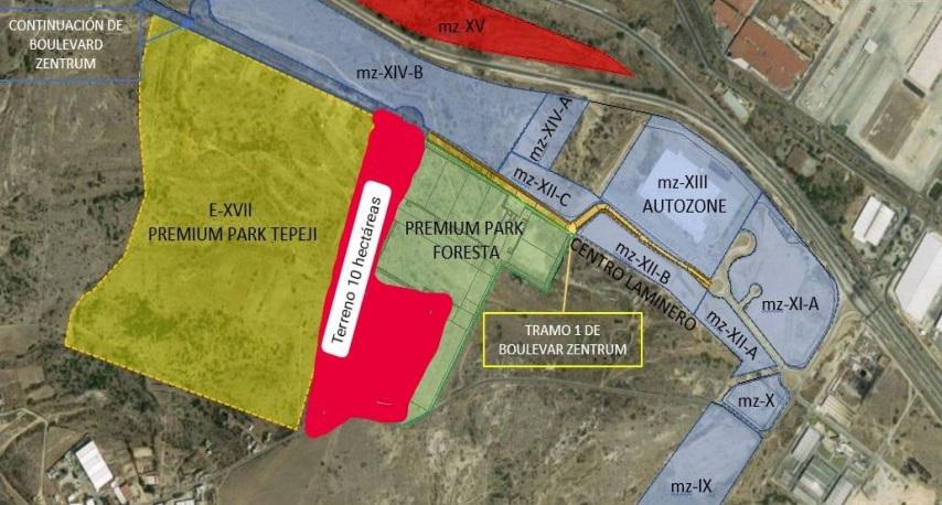 Terreno en venta en Parque industrial Tepeji