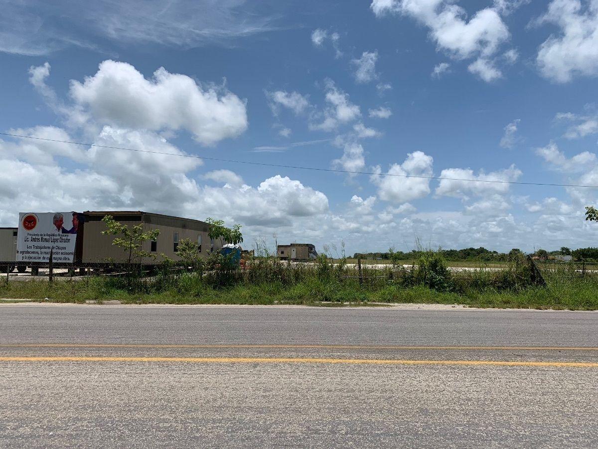 VENTA TERRENO PALENQUE JUNTO A ESTACION DEL TREN MAYA CREDITO BBVA