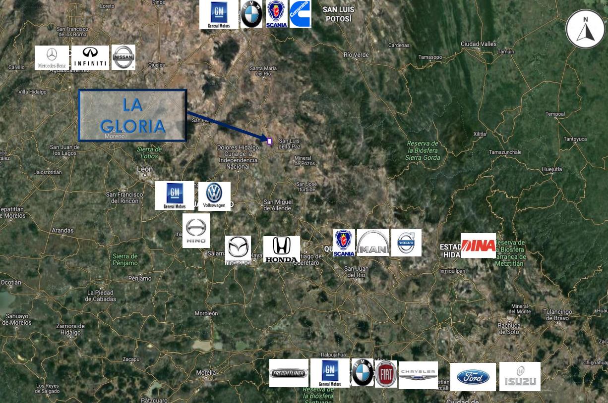 Terreno industrial en Venta en San Diego de la Unión, Guanajuato con Gran Cantidad de Energía Disponible