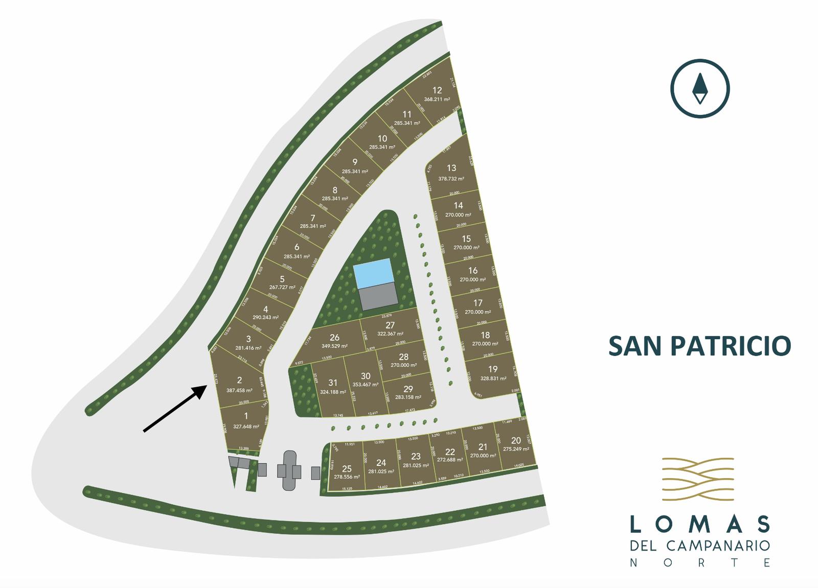 5. TERRENO EN LOMAS DEL CAMPANARIO NORTE PRIVADA SAN PATRICIO LOTE 2