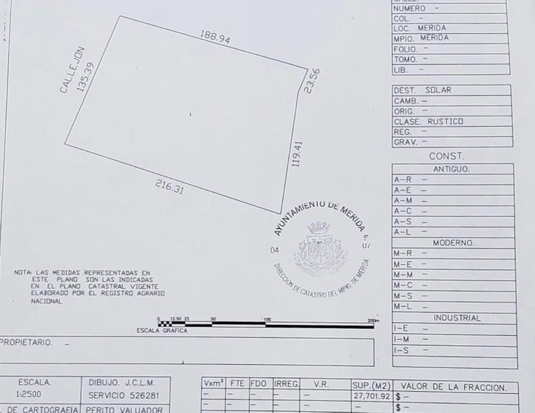 Terreno sobre Avenida Citadella Tixcuytun