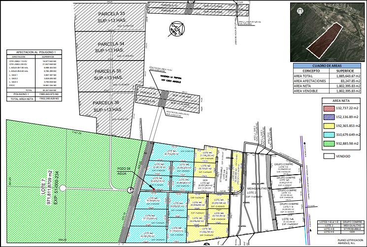 Terreno Industrial en Venta  en Abasolo