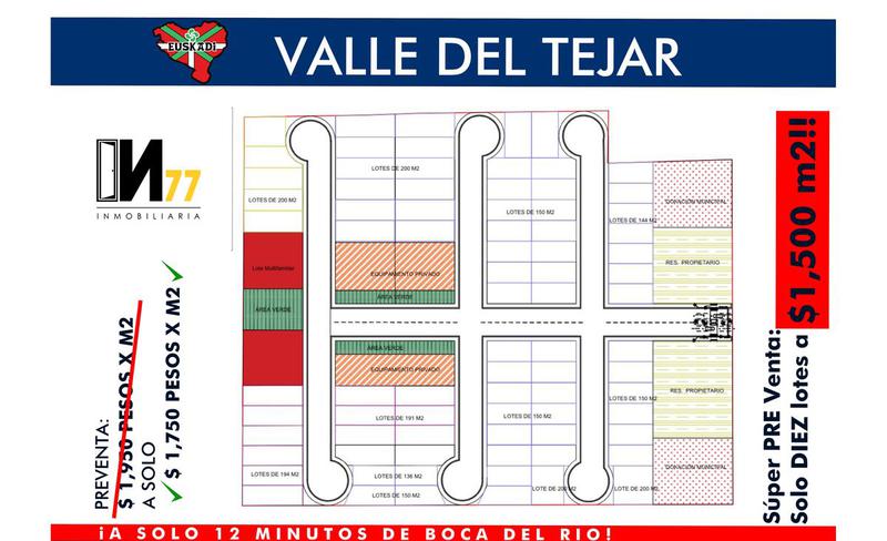 Venta de terrenos urbanizados con áreas comunes