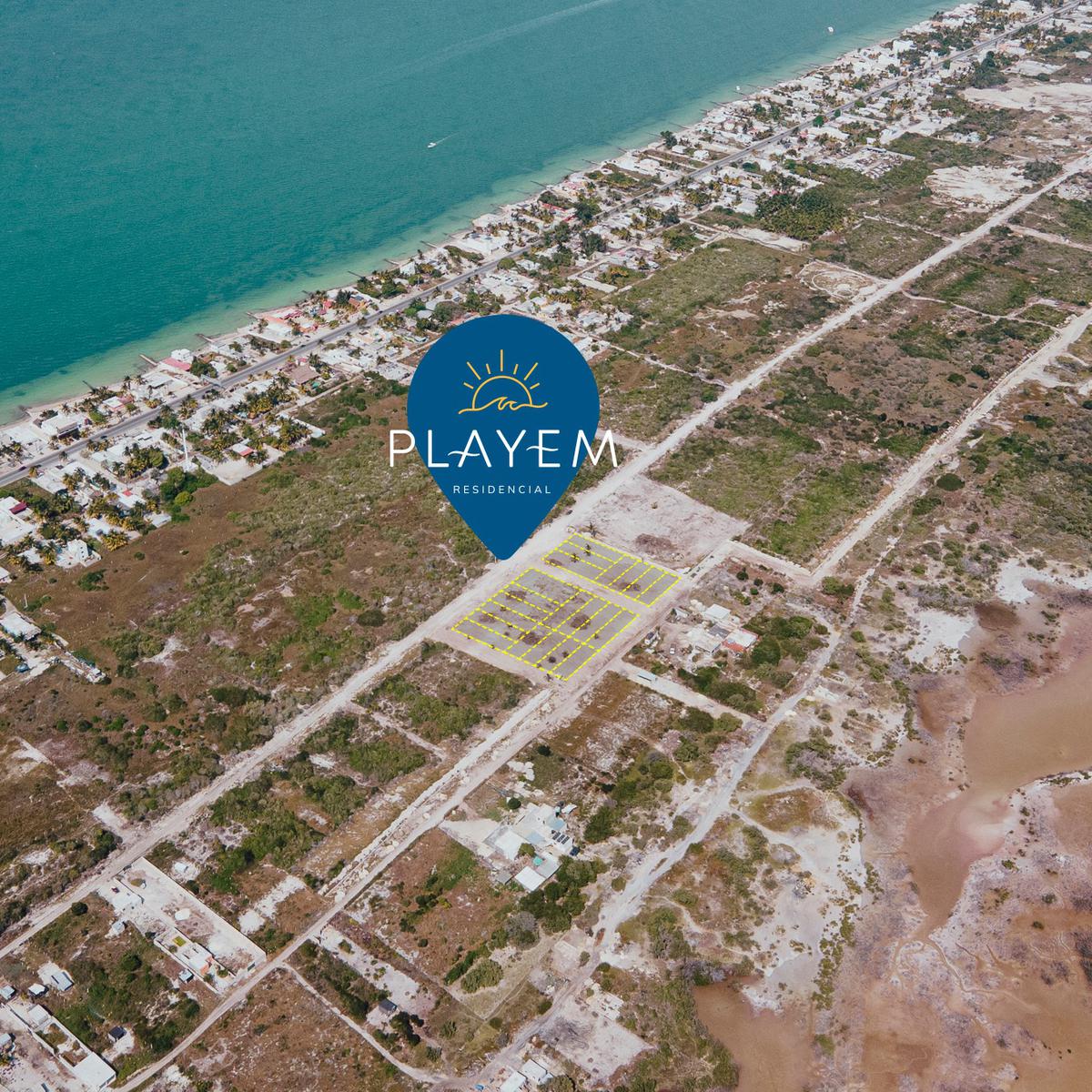 Terreno en venta frente al mar de Chelem, Progreso, Yucatan - Playem