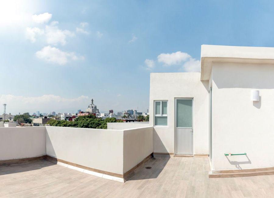 BONITO PENTHOUSE CON BALCON Y ROOF GARDEN PRIVADO EN NARVARTE PONIENTE