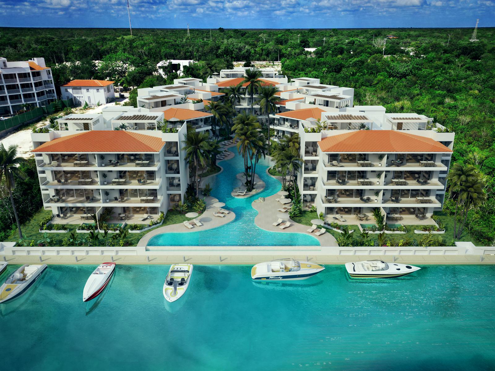 Ground Floor Apartment 4BR 4BA, Puerto Aqua, Puerto Aventuras