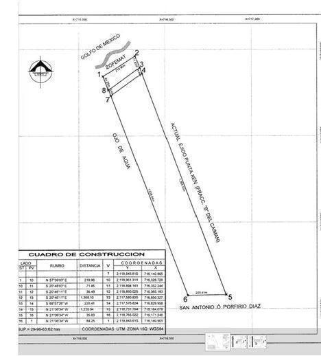 218 Metros Lineales Frente al Mar de Champotón, Oportunidad De Inversión