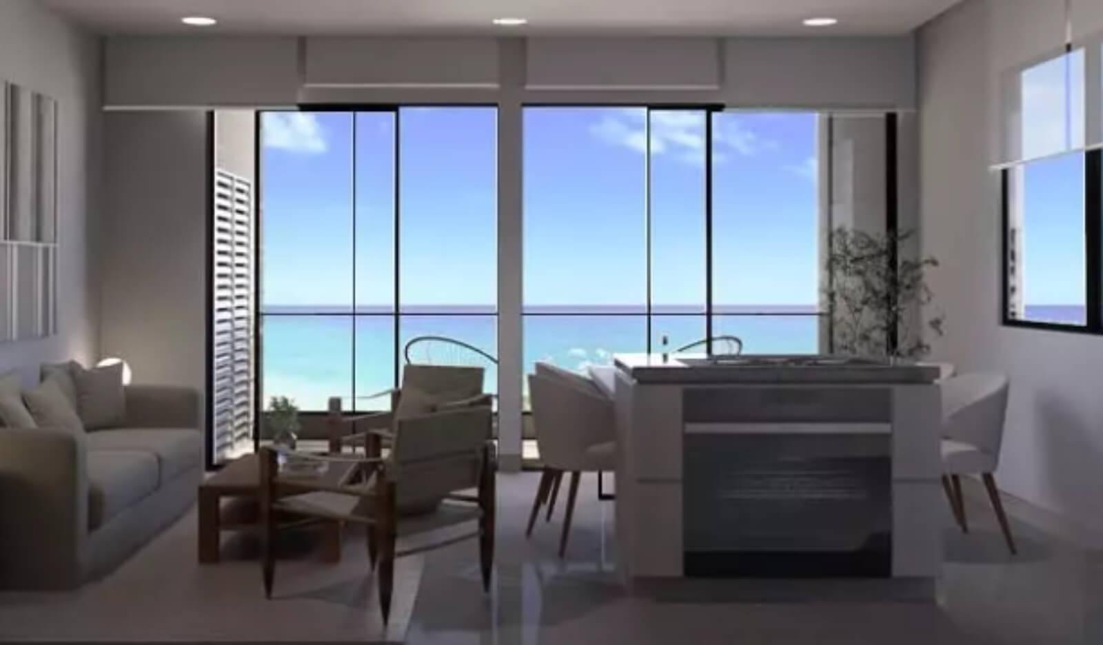 Apartamento vista al mar, amenidades de hotel venta Zona Hotelera Sur Cozumel