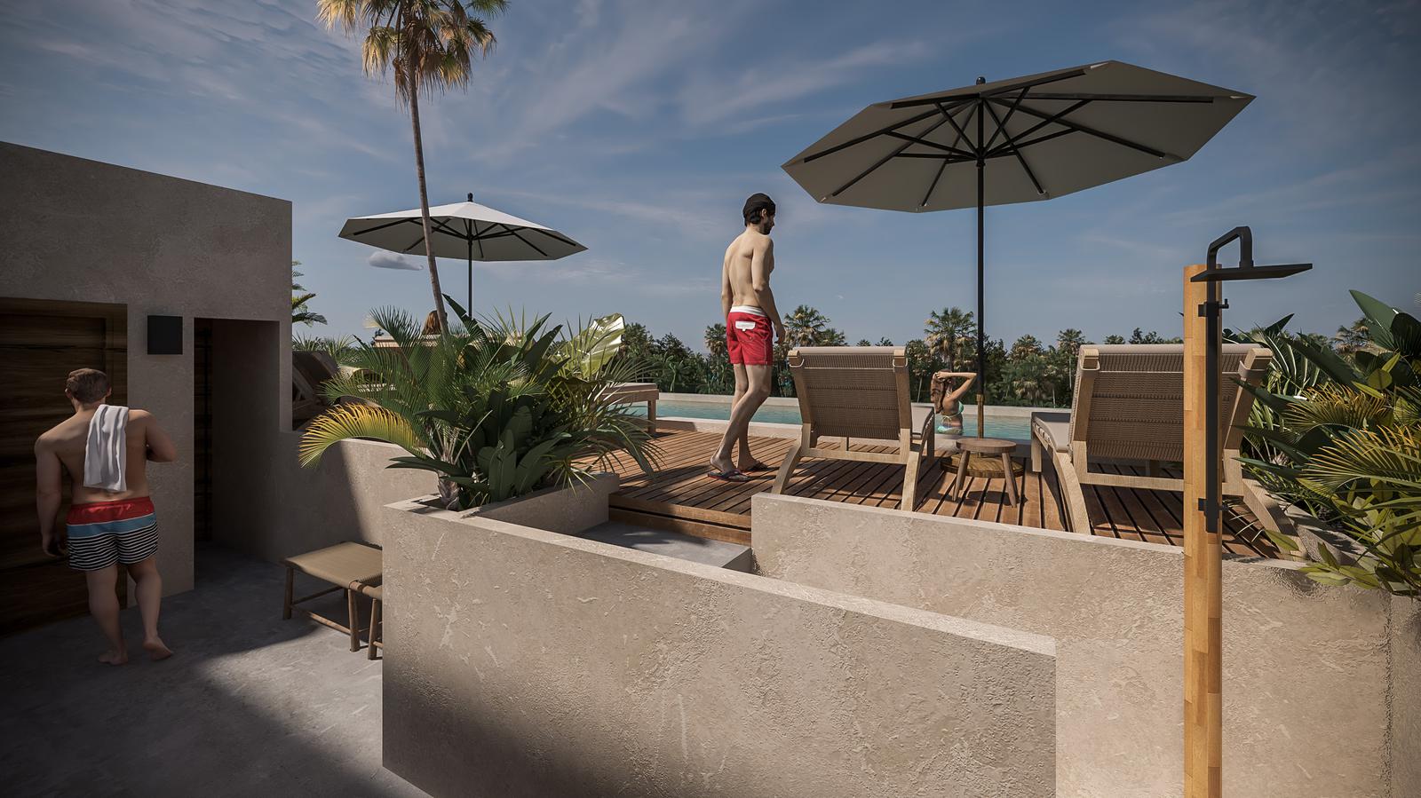 1BR 1BA, Luxury Studio with Garden, Nativo, Playa del Carmen