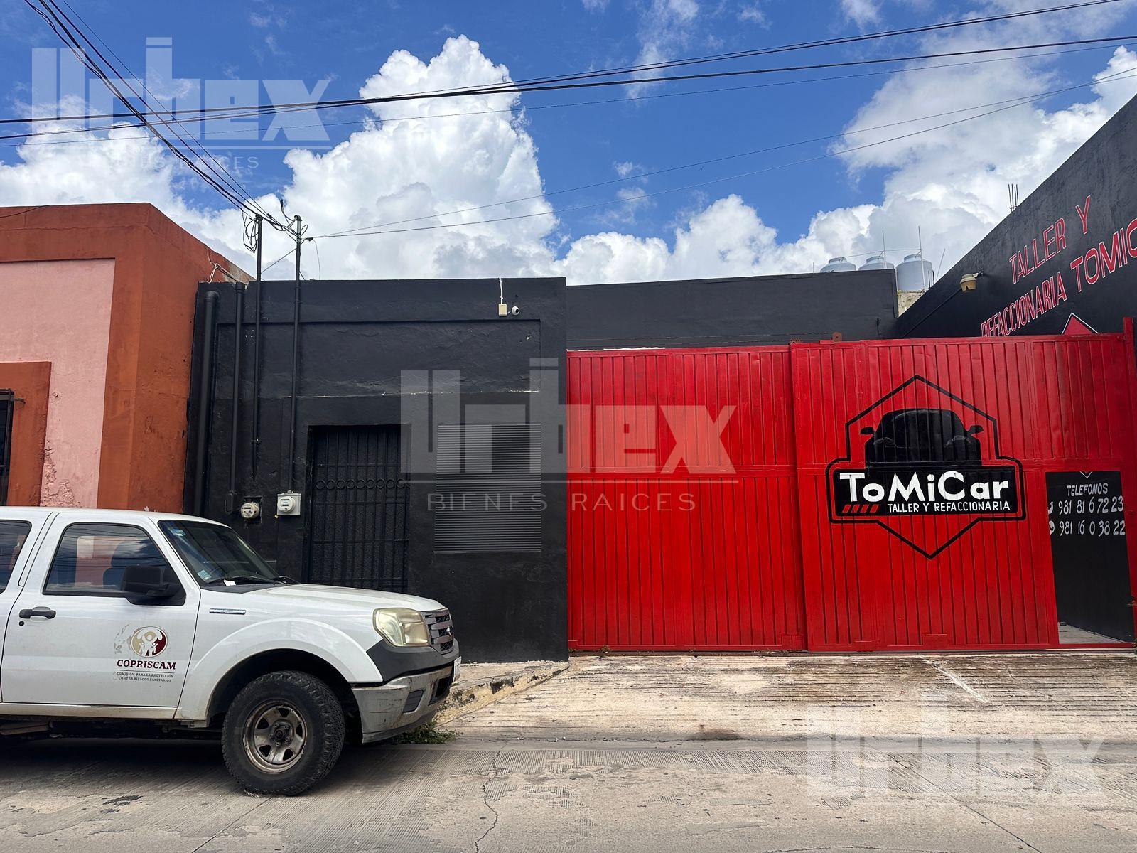 Se renta bodega en Calle 16 Barrio de San Francisco, Campeche.