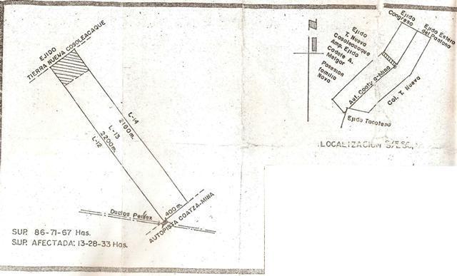 EXCELENTE TERRENO EN LA AUTOPISTA COATZA-MINA LOTE-13