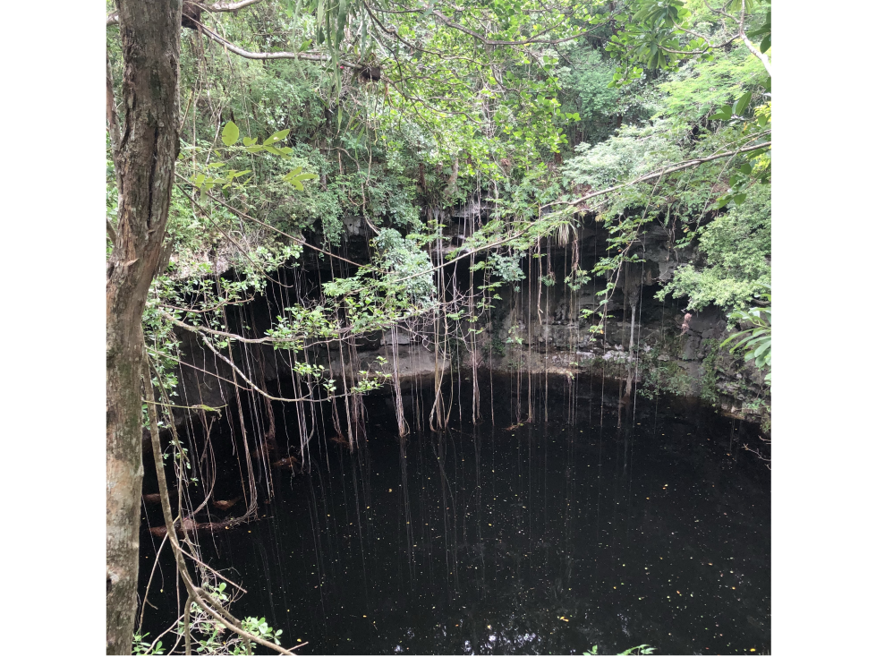 Cenote abierto cerca de Nah Balam