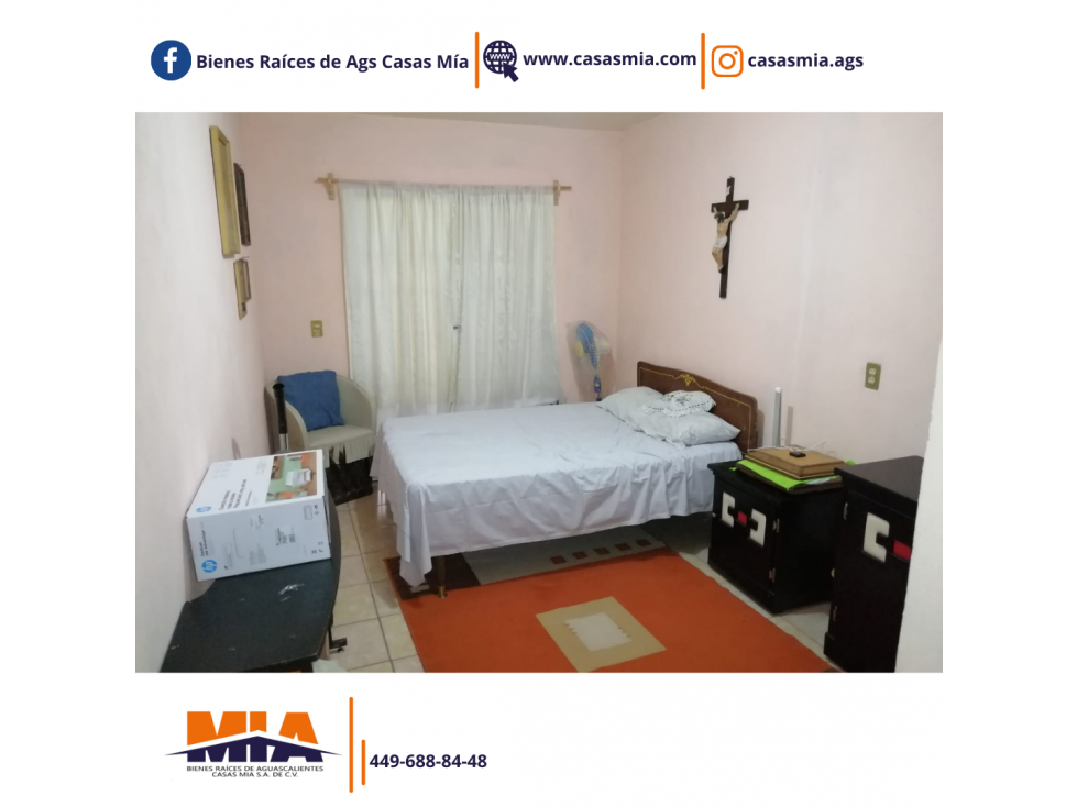 CASA EN VENTA AL SUR DE AGUASCALIENTES (MORELOS) (MA)