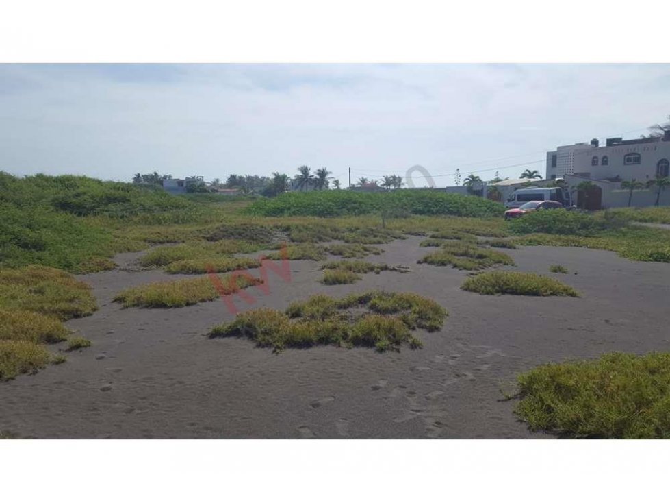 TERRENO EN VENTA COLIMA, CUYUTLAN.  FRENTE A LA PLAYA