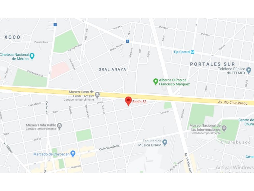 Casa en Remate Bancario en La Calle de Berlin, en Coyoacán