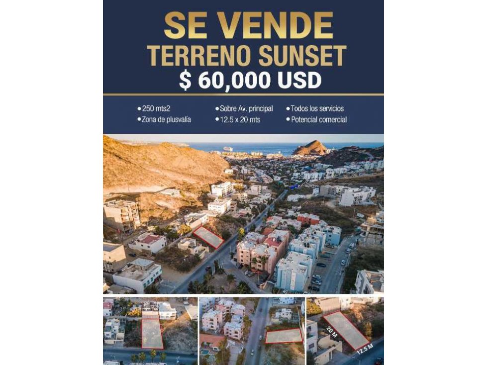 Terreno en venta en Los Cabos, Cabo San Lucas